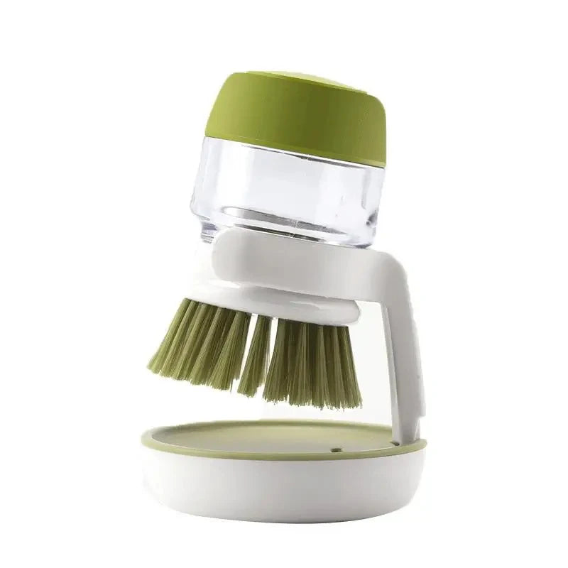 Soap Dispensing Dish Brush - All-in-One Kitchen Scrubber