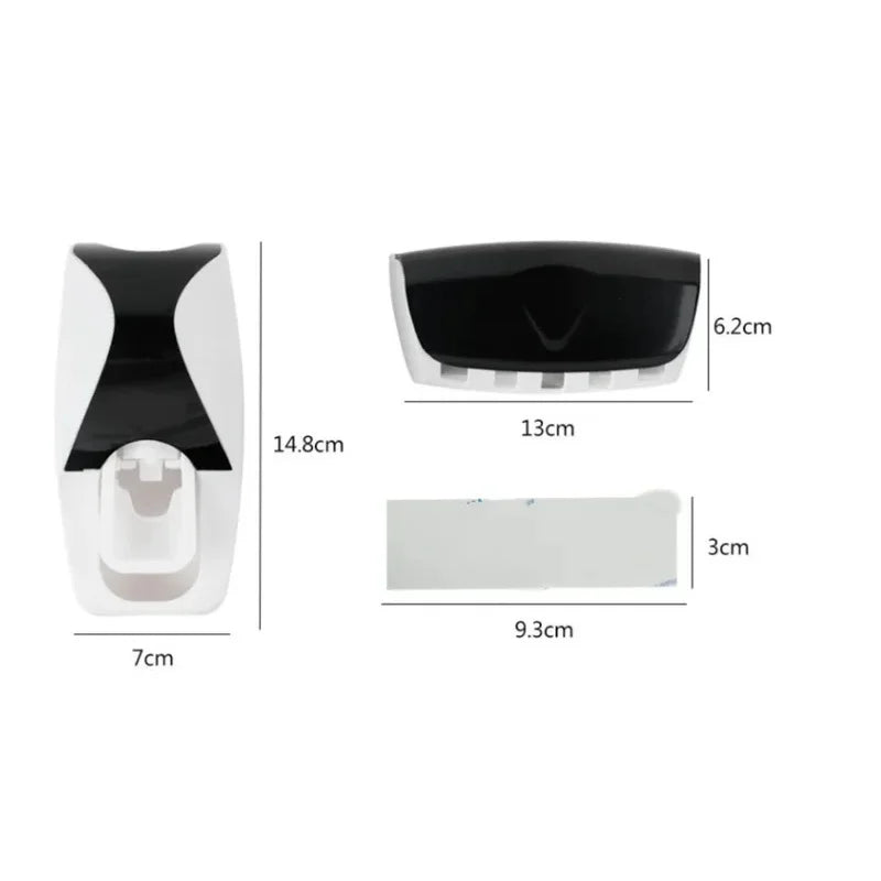 AutoDrip™ Automatic Toothpaste Dispenser & Toothbrush Organizer